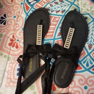Cute tie up sandals